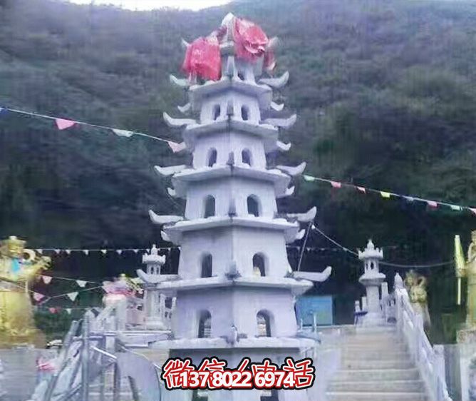 經典寶塔石雕園林景觀