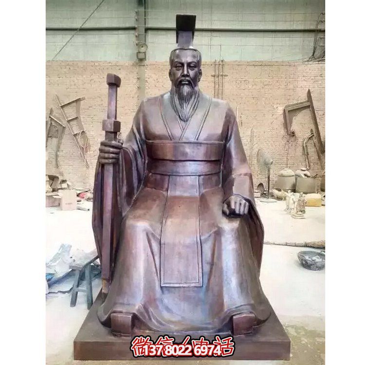 玻璃鋼古代人物雕塑景觀