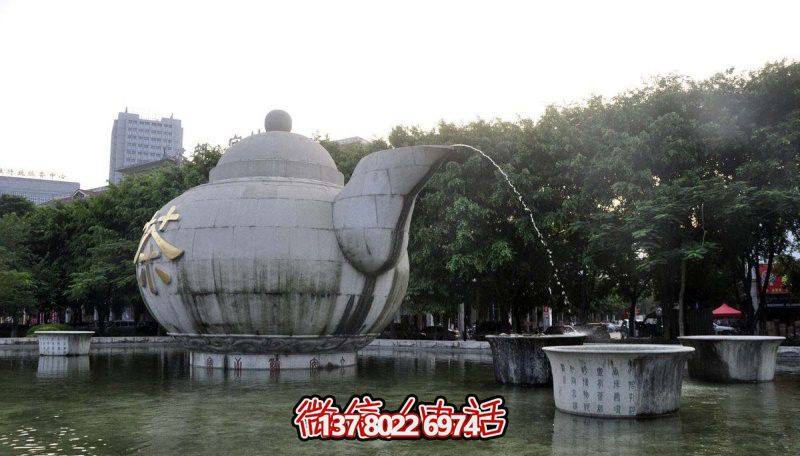 公園池塘大型不銹鋼園林景觀天壺雕塑